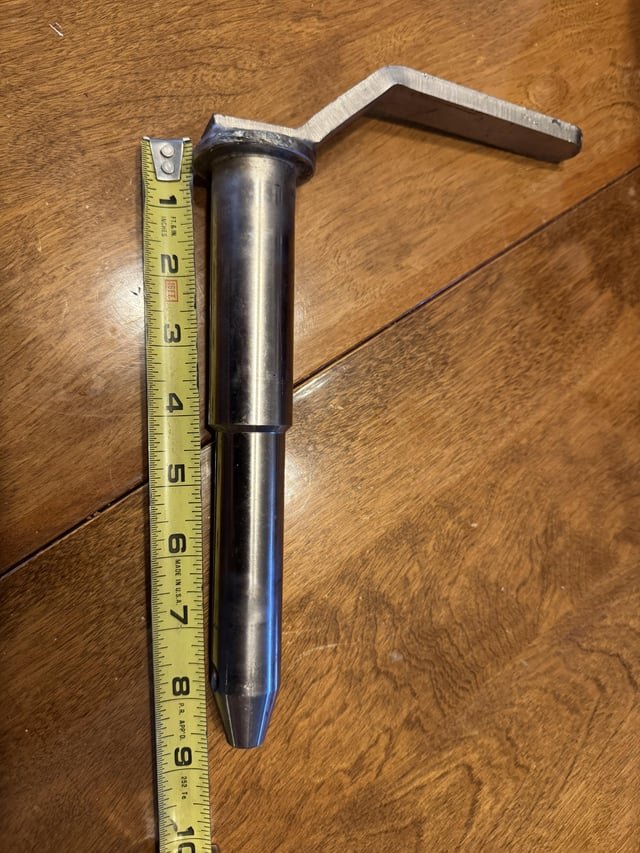 ​What is this thing? 9” metal object with a long (offset?) handle. Found in the street.