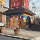 ​McDonald’s secondary external structures with barred doors seen in cities and more populous areas