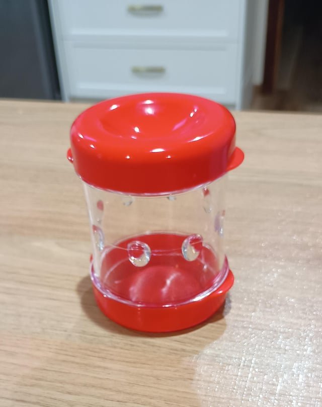 ​Wife remembers buying this, but has no memory of what it is for. Both red ends can come off.