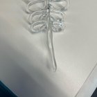 ​Glass stem with what looks like ribs. Found in the lunchroom at work.