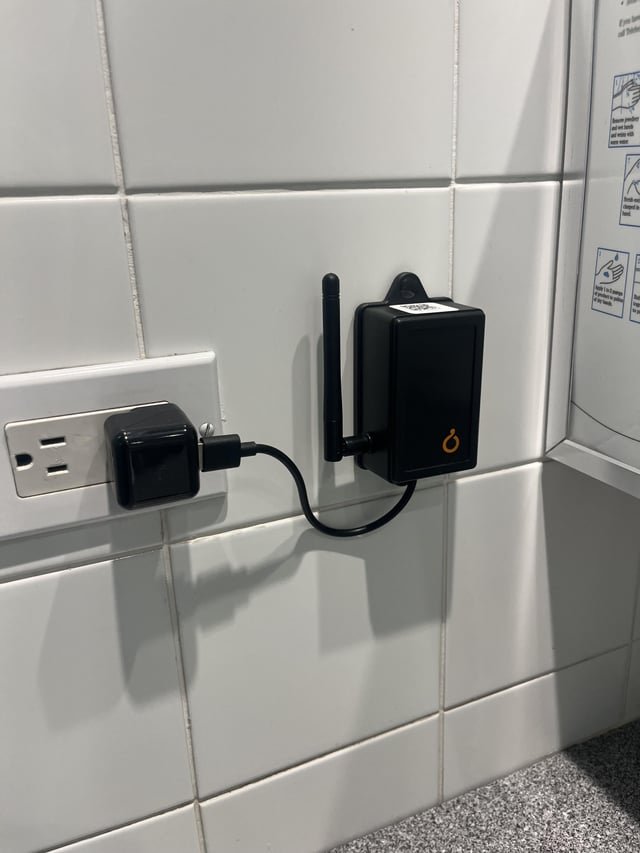 ​Black box found in bathroom at workplace.