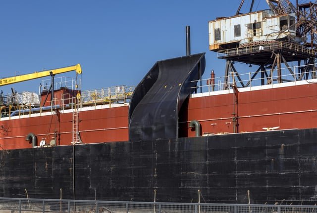 ​Mysterious slide on side of ship