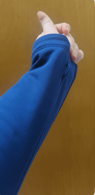 ​I just got a new jacket, but it seems to have elastic loops near the cuffs on the sleeves of my new jacket. I’ve tried asking Google to no avail, it just tries to tell me they are thumb loops, which are normally through the fabric, not elastic loops on the outside. Does anyone know what the use is?