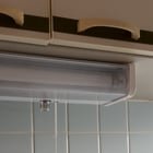 ​What is the function of this small bulb on the outside of a fluorescent light fixture that I saw in Japan?
