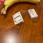 ​Hollow ceramic boxes, decorative, small, banana for scale