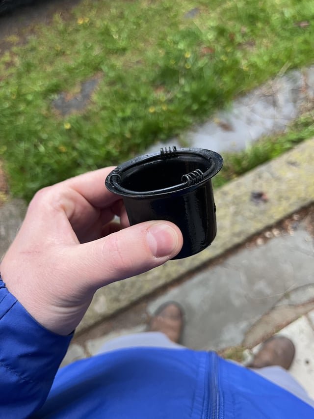 ​Small metal cup/cap with metal springs found underneath the passenger side of my car