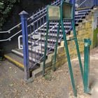 What is this 5 foot tall green metal thing next to a train overpass (UK)?