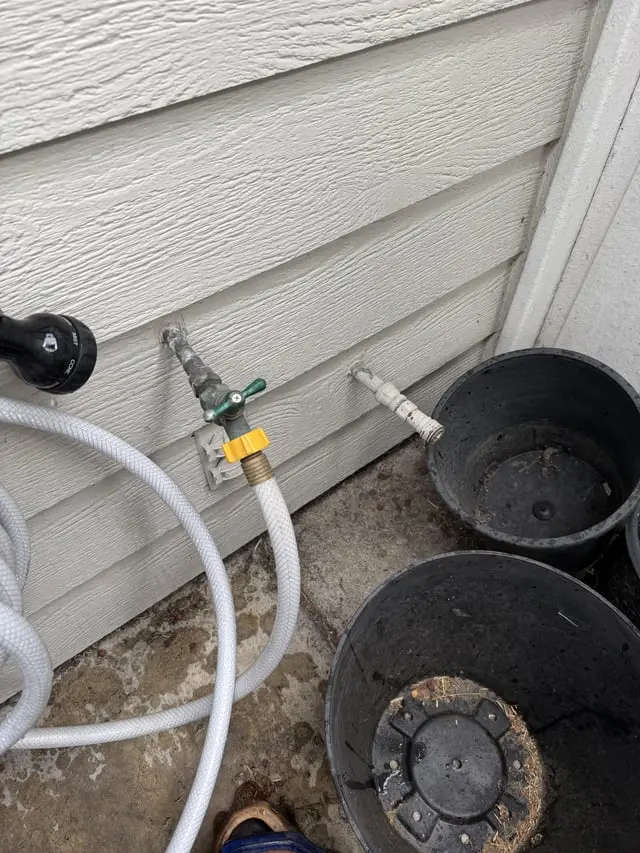 What is this white pipe thing for next to my hose/water pipe?